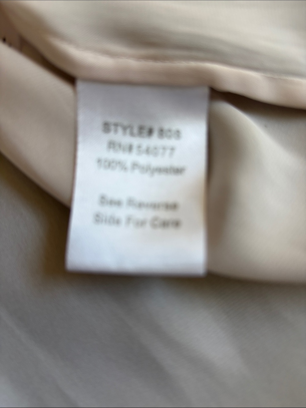 CAbi Ivory Satin Ruffle Blouse Size M Romantic Career Cottagecore Top - Picture 4 of 10